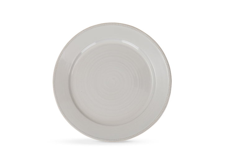 Sutton dinner plate, off white, above