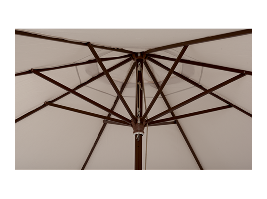 Classic 3m Round Parasol Detail