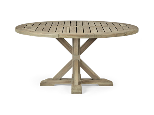 Harmondsworth 150 Round Table_Teak_Garden Furniture