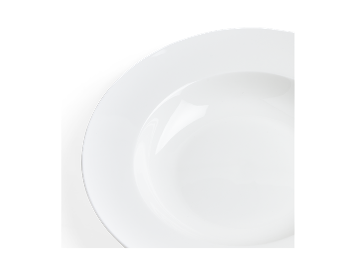 Fenton Soup Plate Set of 6 White_Detail