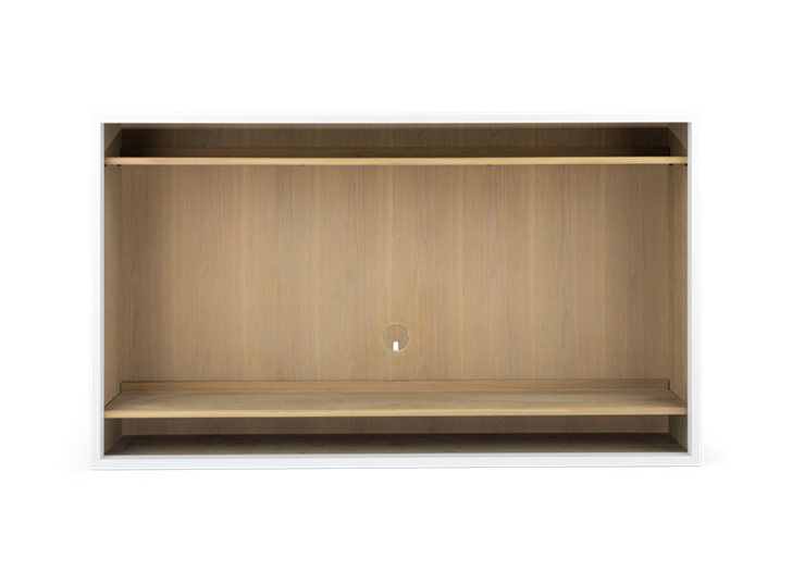 Chawton TV Cabinet, 2 shelves, front copy