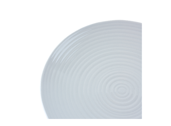 Lewes Dinner Plate Grey_Detail
