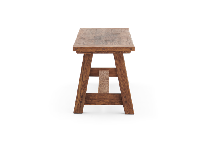 Arundel_150_bench_Brushed Oak-Side