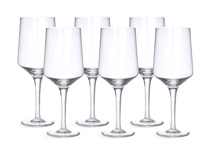 Hoxton White Wine Glasses, Set of 6