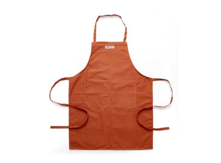 Randall apron, burnt sienna, top