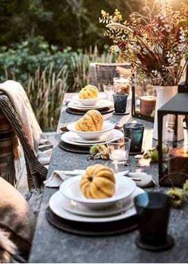 Bonfire Night Garden Place Setting