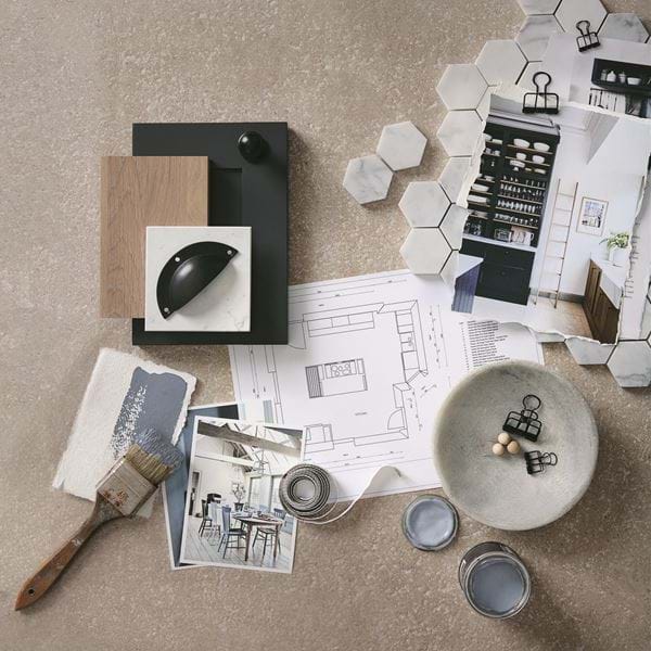 Kitchen Moodboard Advert_With Dining_RT_Extended_Flax_Blue_SC_Paper