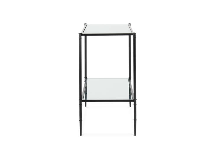 Coniston 120 Rectangular Console Table Black Bronze_Side