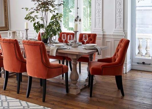 Formal Balmoral dining table