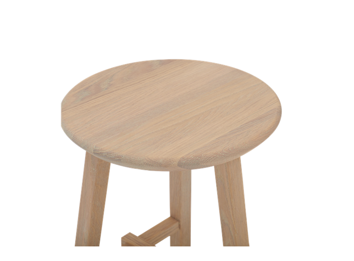 Northwich Stool Natural Oak_Detail 1