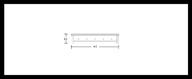 Suffolk 3ft Coat Rack
