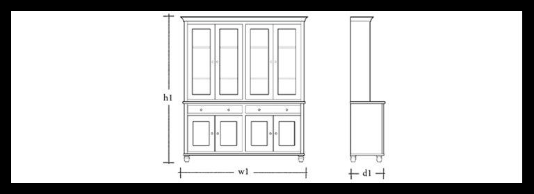Suffolk 6ft Contemporary Dresser