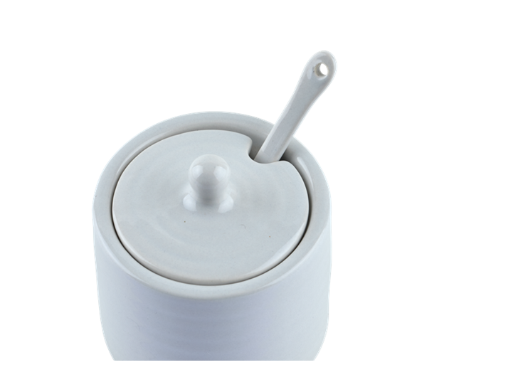 Lewes Spice Pot with Spoon Grey_Detail