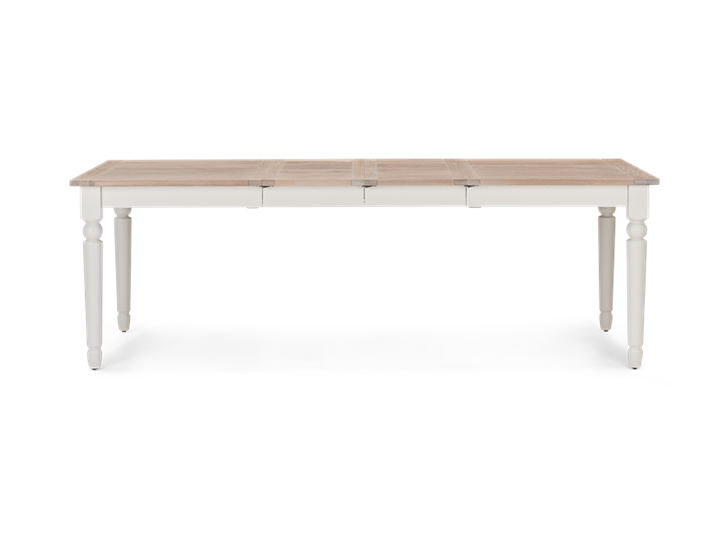 Suffolk 150-230 Extending Table_Silver Birch_FrontExtended 1