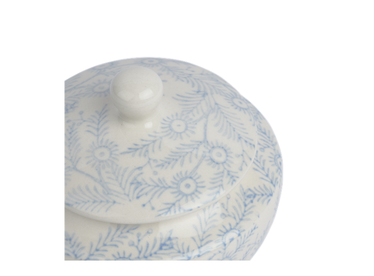 Olney Sugar Bowl - Flax Blue 4