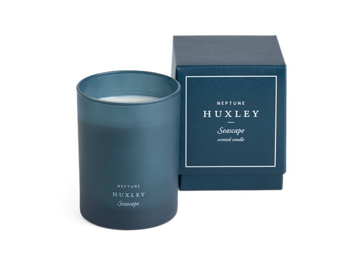 Huxley Candle, Seascape Scented Box