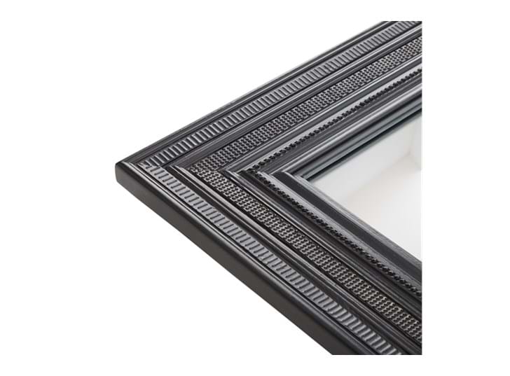 Kintbury 68 Rectangular Mirror Black_Frame Detail PR