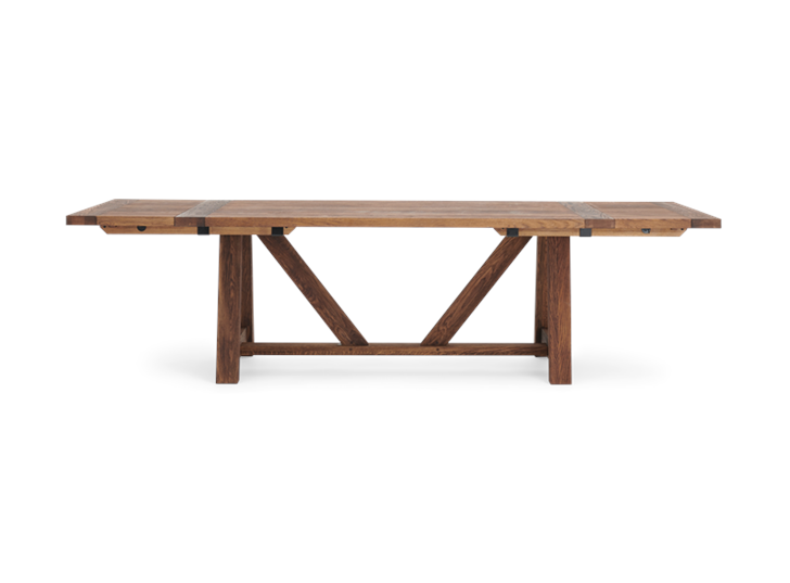 Arundel_Extending Table_Dark Oak_Front_Extended
