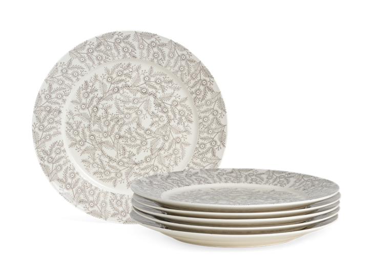 Olney Dinner Plate Set of 6 Walnut_Stack