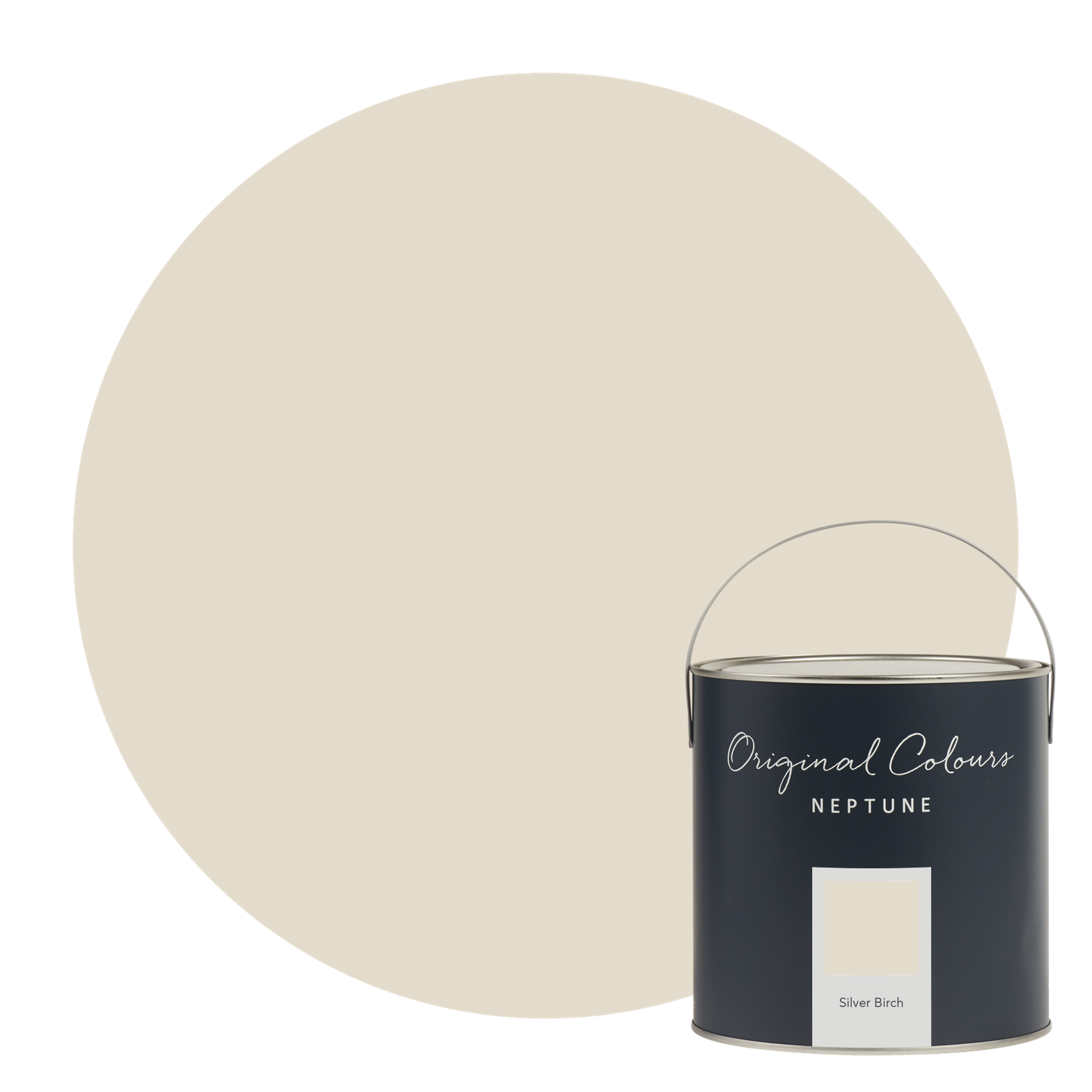 Silver Birch Paint Silver Grey Paint Colour Neptune
