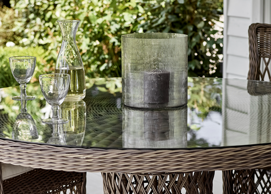Harrington Round 6-seater Table Set_Garden Furniture_Weave
