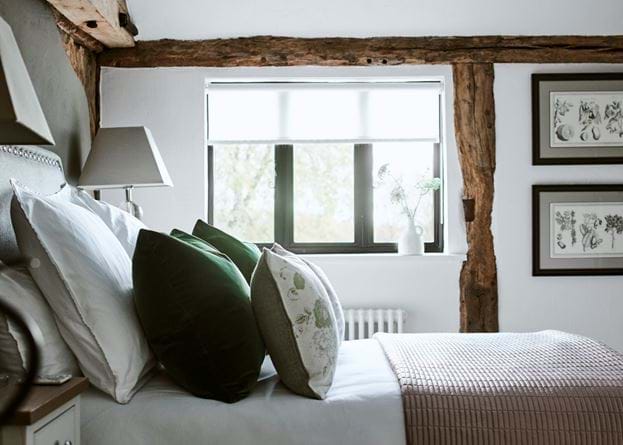 Grace scatter cushion on bed
