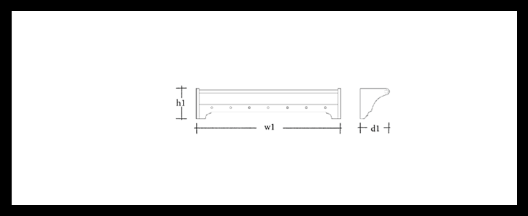 Chichester 7 peg shelf