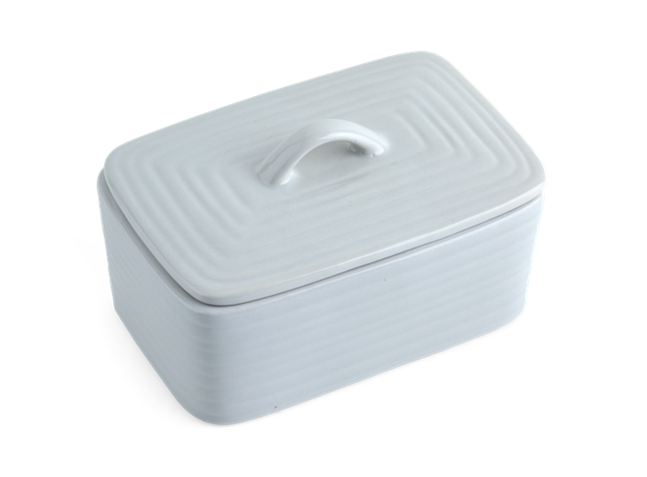 Lewes Butter Dish Grey_Top