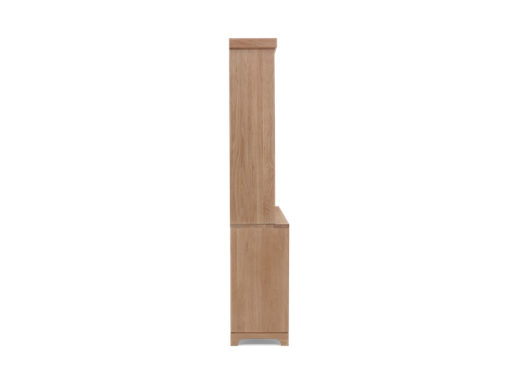 Holborn 5ft Glazed Dresser Natral Oak 009