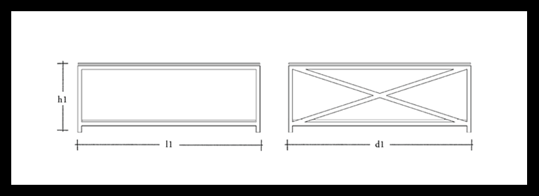 Manhattan Coffee Table_120 square