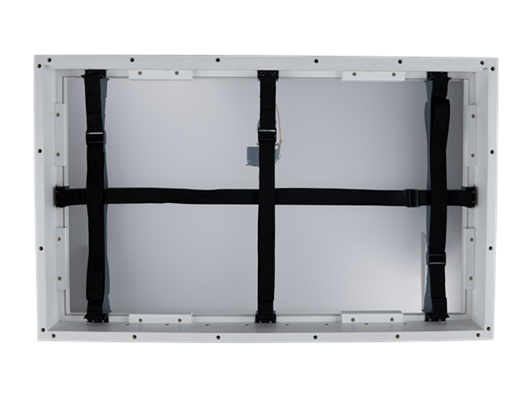 Lynton 43 TV Mirror_Snow_Back_Empty