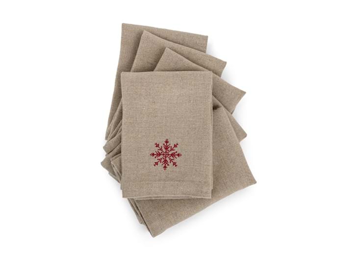 Elden snowflake napkins - set