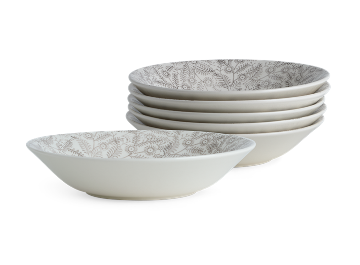 Olney Bowl Set of 6 Walnut_Stack