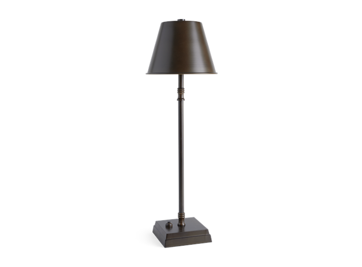 Hanover Cordless Lamp Tall Bronze