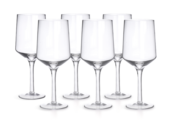 Hoxton Red Wine Glasses, Set of 6 Group