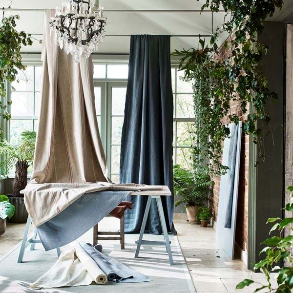 Seasonal fabric installation