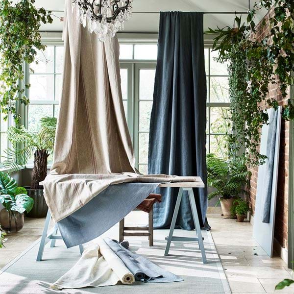 Seasonal fabric installation
