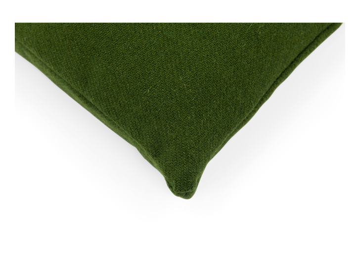 Grace, Harris tweed olive, corner copy