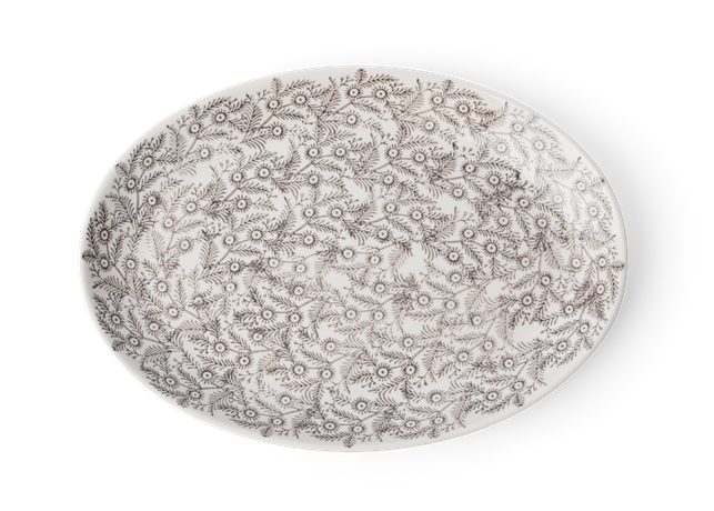 Olney serving platter, Medium, Walnut, top _