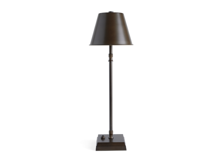 Hanover Cordless Lamp Tall Bronze