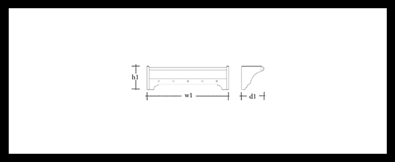 Chichester 5 peg shelf