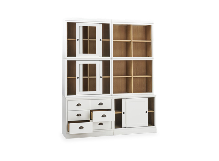 Chawton Contemporary Double Dresser - Snow