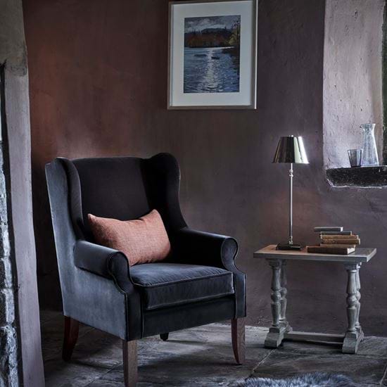 Dominic armchair with Caledonia print