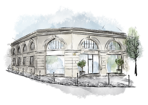Neauphle_Watercolour_illustration