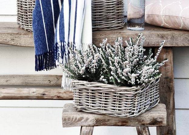 Littleton Square Zinc Lined Basket