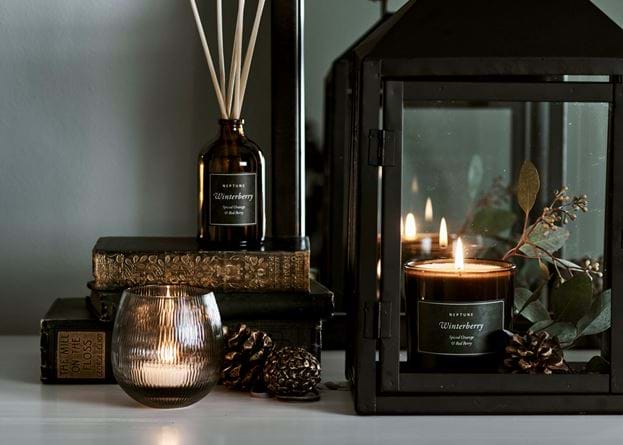 Neve Grey Tealight Holders