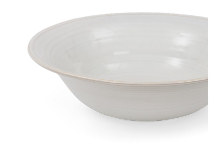 Sutton serving bowl, large, off white, detail