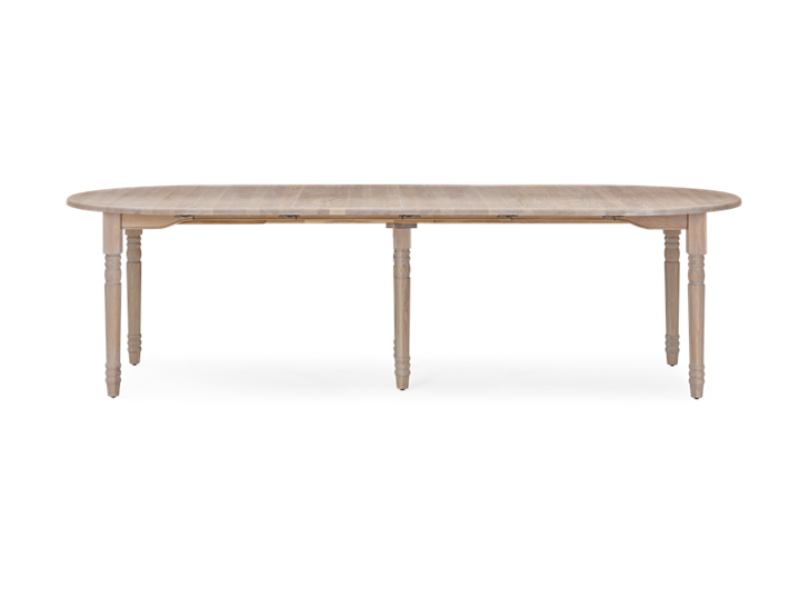 Sheldrake 110-365 Extending Table_Seasoned Oak_FrontExtended