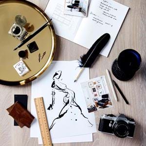 Home office moodboard extended