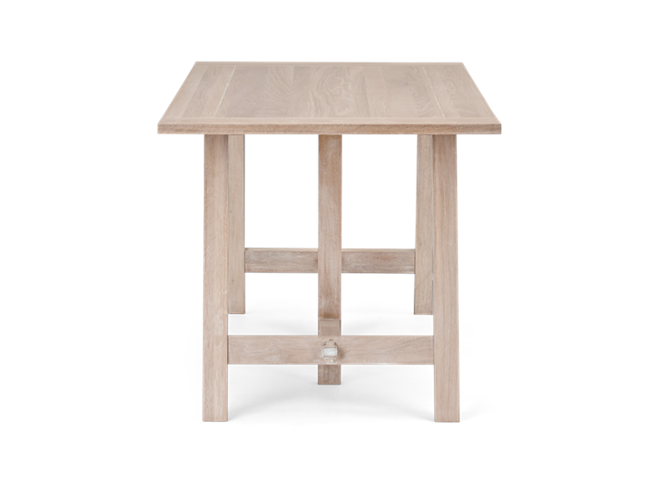 Hebden Trestle Table_Chalked Oak Top_Chalked Oak Legs